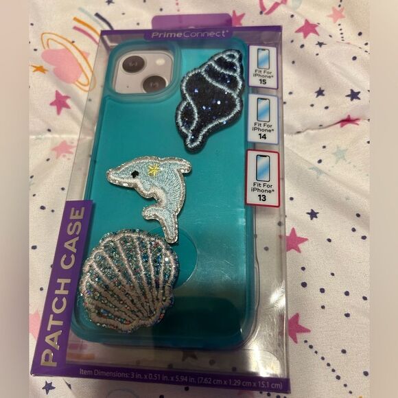 Blue iPhone 13 Case with Marine Accents - Picture 4 of 8